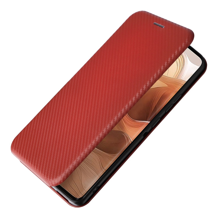 For Motorola Edge 50 Ultra Carbon Fiber Texture Flip Leather Phone Case