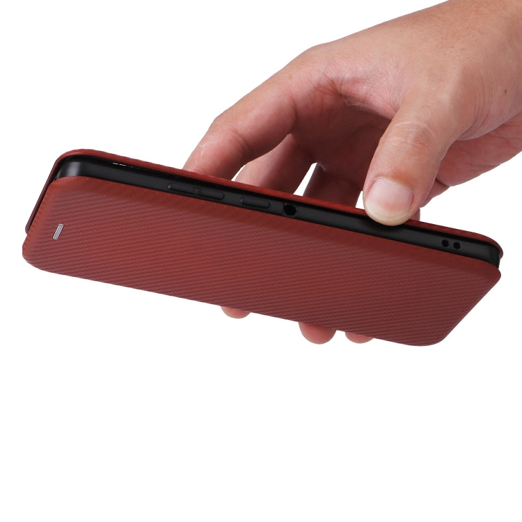 For Motorola Edge 50 Ultra Carbon Fiber Texture Flip Leather Phone Case
