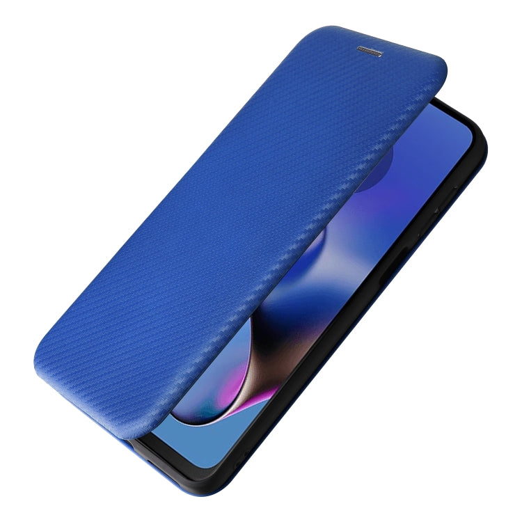 For Motorola Moto G54 5G / G64 / G64y Carbon Fiber Texture Flip Leather Phone Case