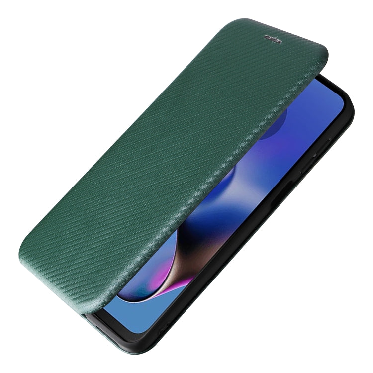 For Motorola Moto G54 5G / G64 / G64y Carbon Fiber Texture Flip Leather Phone Case
