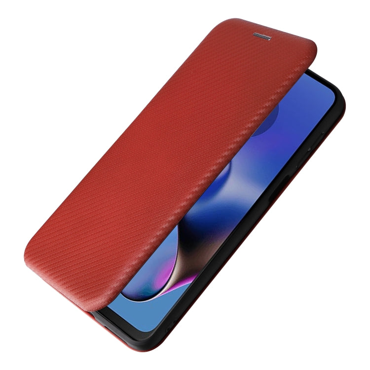 For Motorola Moto G54 5G / G64 / G64y Carbon Fiber Texture Flip Leather Phone Case