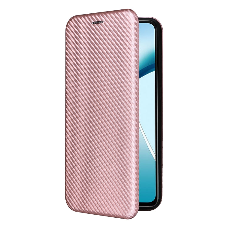 For Motorola Moto G85 Carbon Fiber Texture Flip Leather Phone Case
