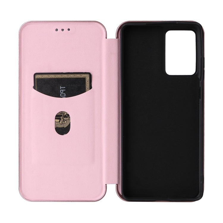 For Motorola Moto G85 Carbon Fiber Texture Flip Leather Phone Case