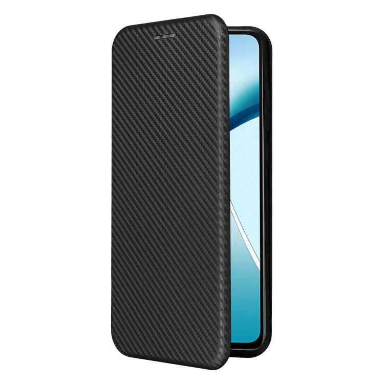 For Motorola Moto G85 Carbon Fiber Texture Flip Leather Phone Case