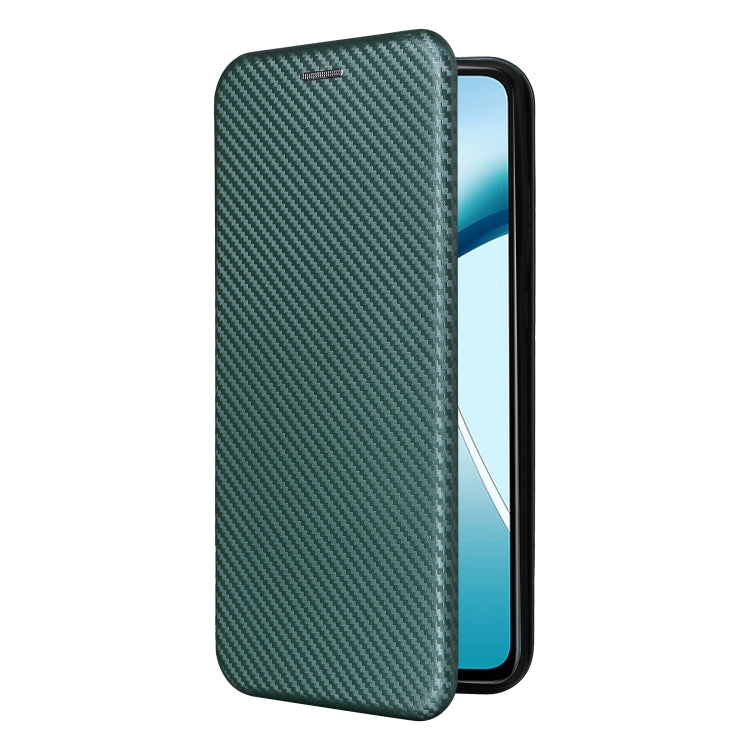 For Motorola Moto G85 Carbon Fiber Texture Flip Leather Phone Case