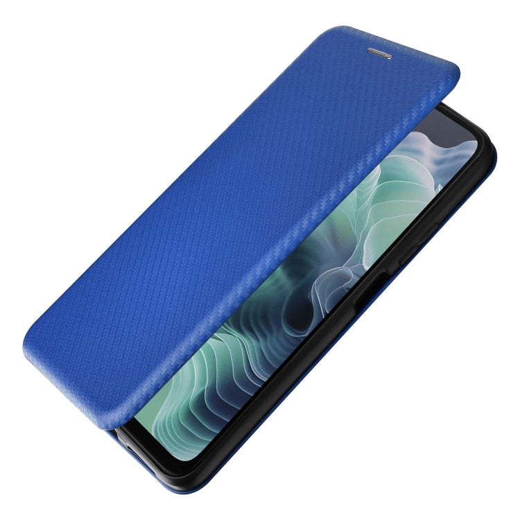 For Motorola Moto G35 Carbon Fiber Texture Flip Leather Phone Case