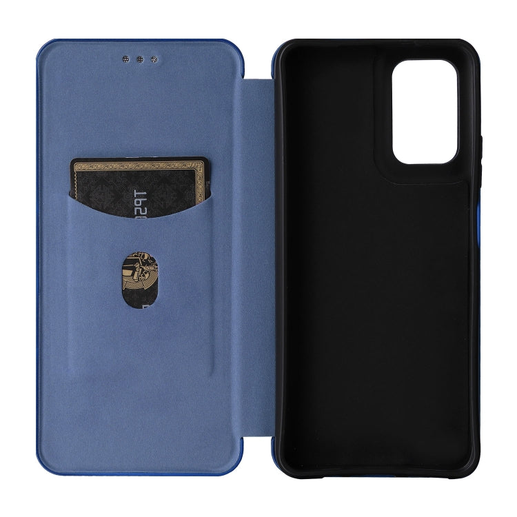 For Motorola Moto G35 Carbon Fiber Texture Flip Leather Phone Case