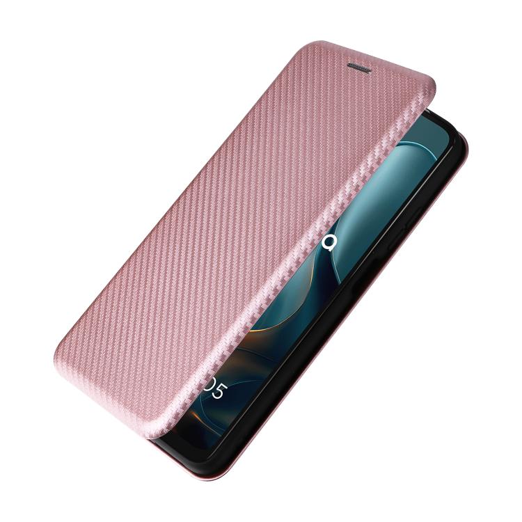 For Motorola Moto G05 / E15 Carbon Fiber Texture Flip Leather Phone Case