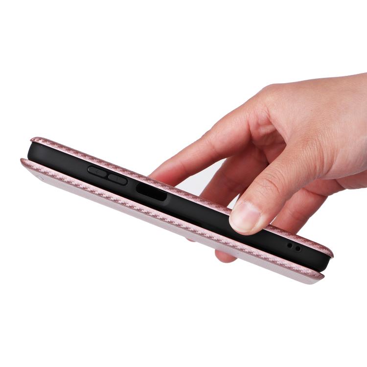 For Motorola Moto G05 / E15 Carbon Fiber Texture Flip Leather Phone Case