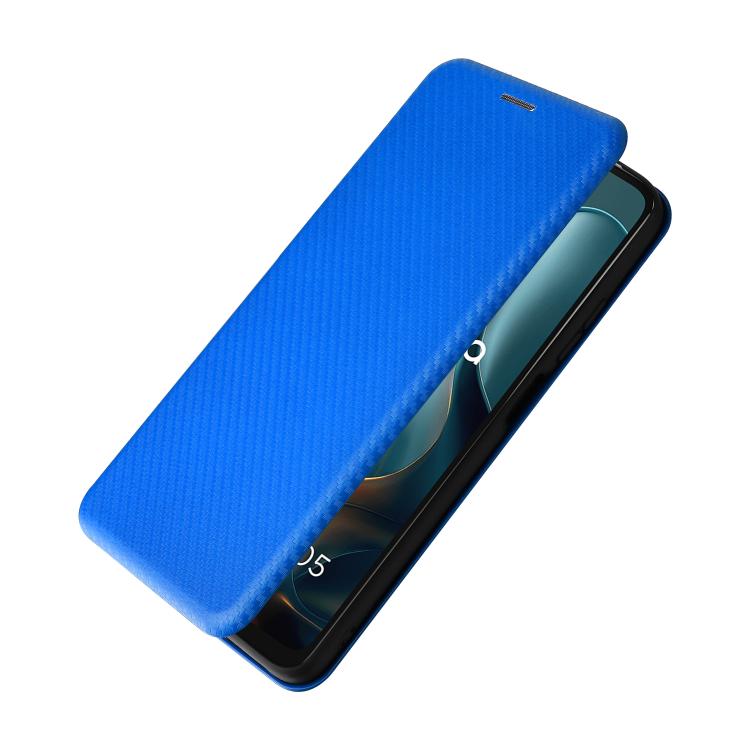 For Motorola Moto G05 / E15 Carbon Fiber Texture Flip Leather Phone Case