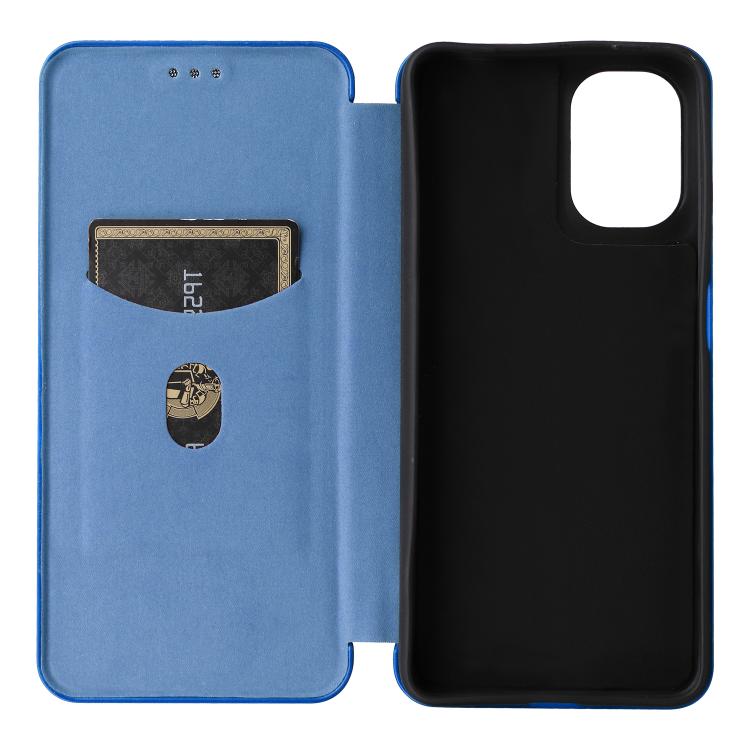 For Motorola Moto G05 / E15 Carbon Fiber Texture Flip Leather Phone Case
