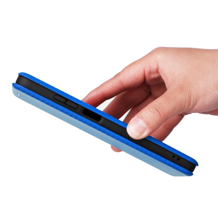 For Motorola Moto G05 / E15 Carbon Fiber Texture Flip Leather Phone Case