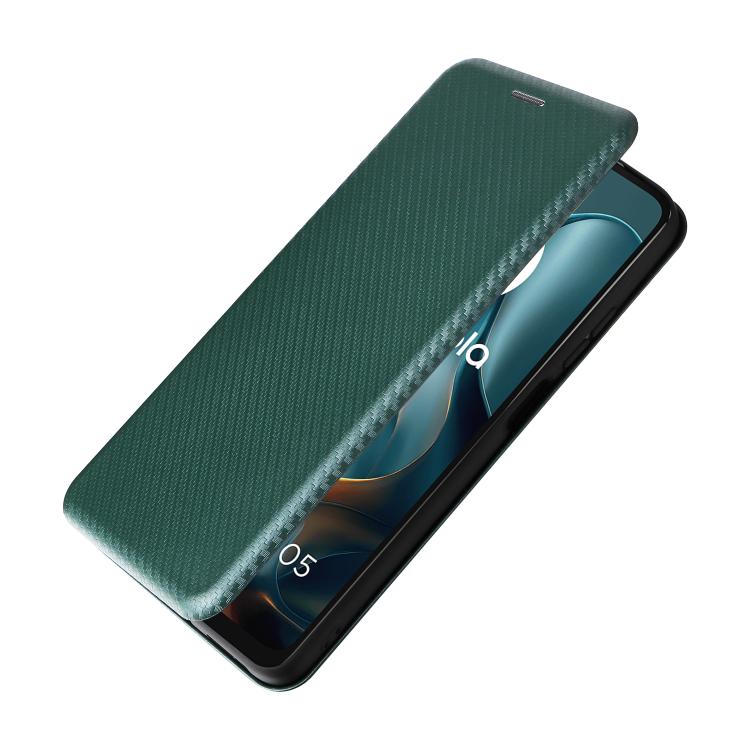For Motorola Moto G05 / E15 Carbon Fiber Texture Flip Leather Phone Case