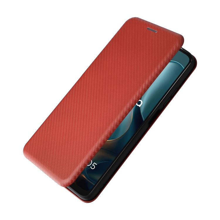 For Motorola Moto G05 / E15 Carbon Fiber Texture Flip Leather Phone Case