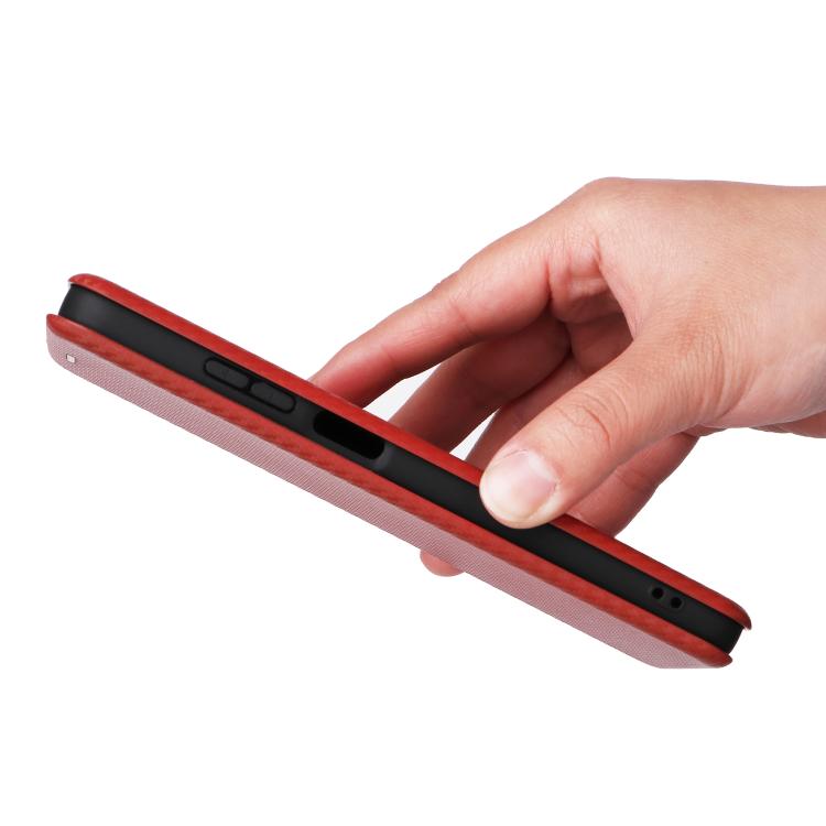 For Motorola Moto G05 / E15 Carbon Fiber Texture Flip Leather Phone Case