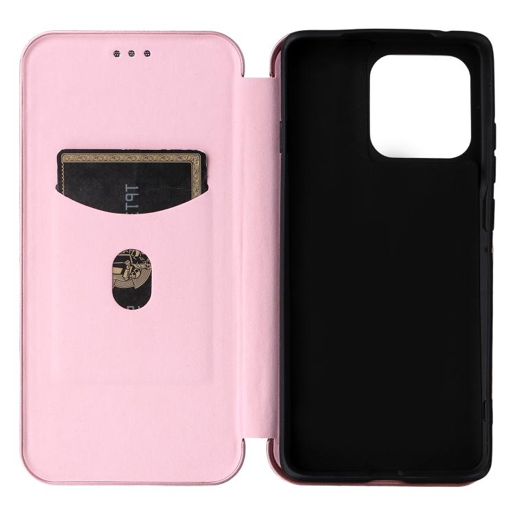 For Motorola Edge 60 Pro Carbon Fiber Texture Flip Leather Phone Case