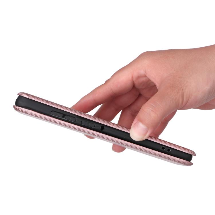 For Motorola Edge 60 Pro Carbon Fiber Texture Flip Leather Phone Case