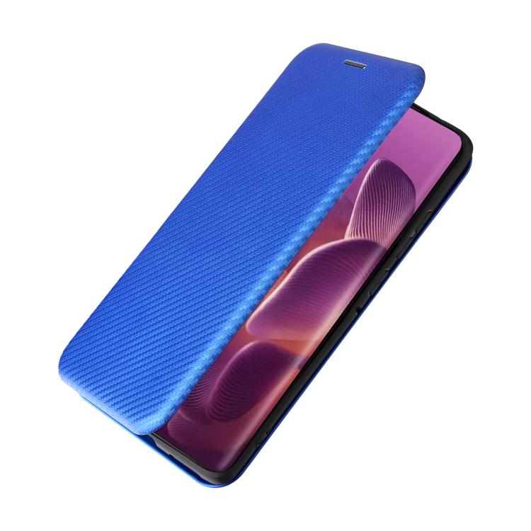 For Motorola Edge 60 Pro Carbon Fiber Texture Flip Leather Phone Case