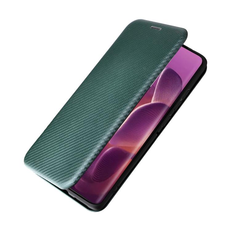 For Motorola Edge 60 Pro Carbon Fiber Texture Flip Leather Phone Case