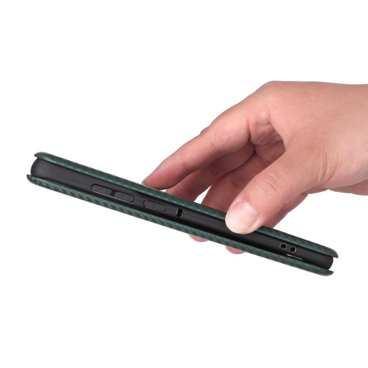 For Motorola Edge 60 Pro Carbon Fiber Texture Flip Leather Phone Case