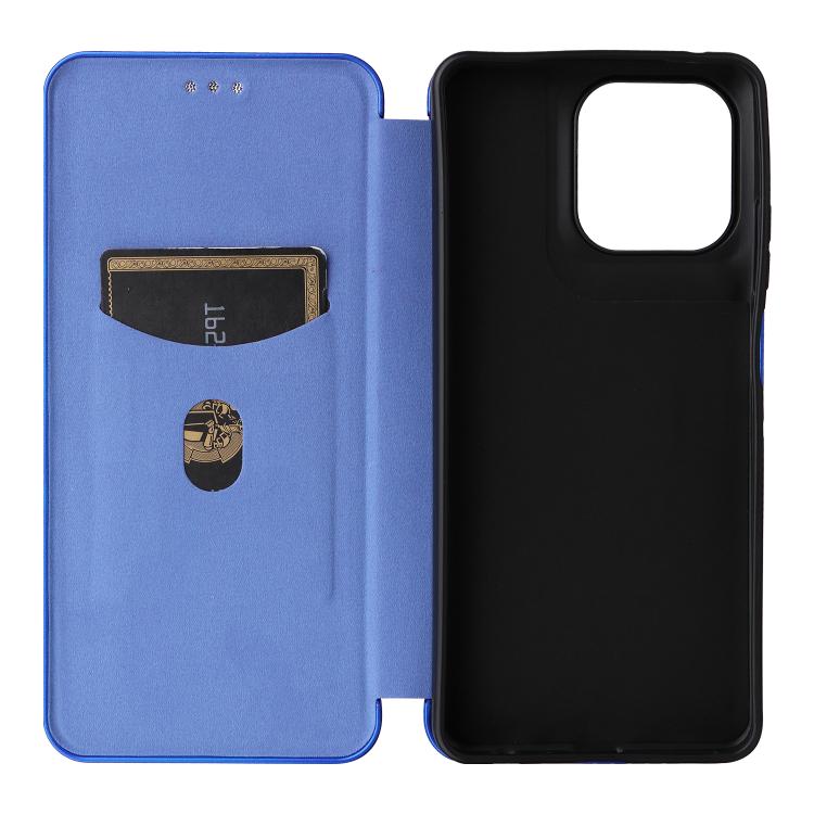 For Motorola Moto G56 / G66j / G66y 5G Carbon Fiber Texture Flip Leather Phone Case