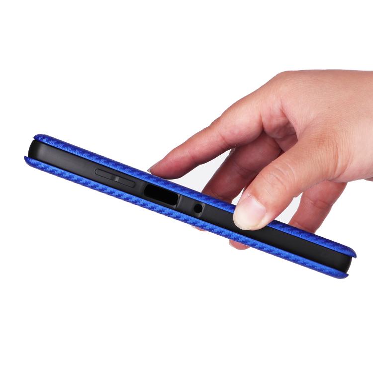 For Motorola Moto G56 / G66j / G66y 5G Carbon Fiber Texture Flip Leather Phone Case