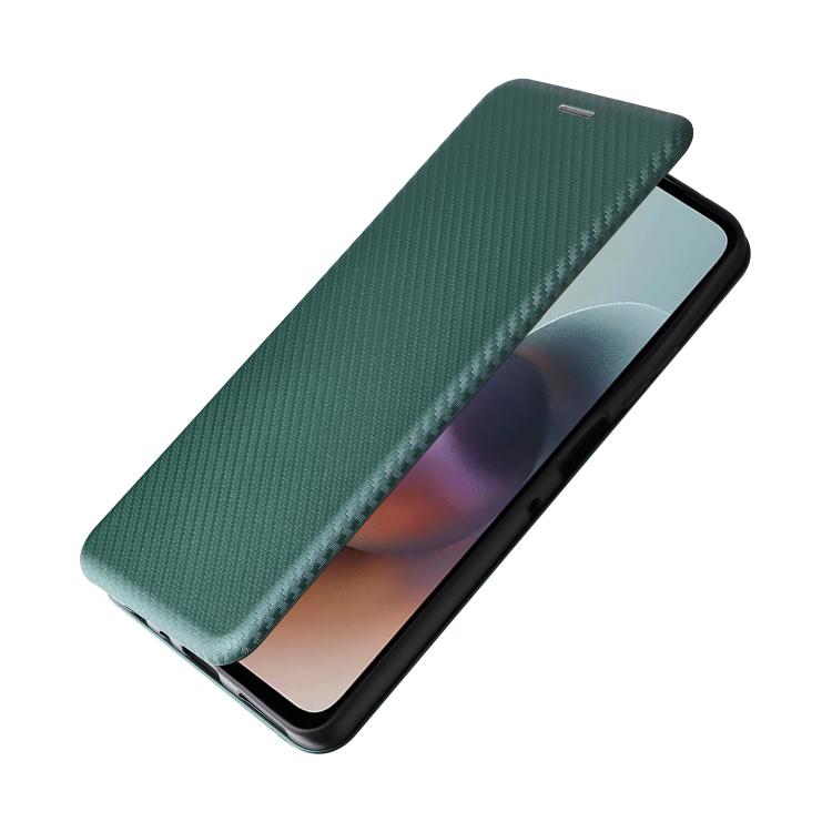 For Motorola Moto G56 / G66j / G66y 5G Carbon Fiber Texture Flip Leather Phone Case