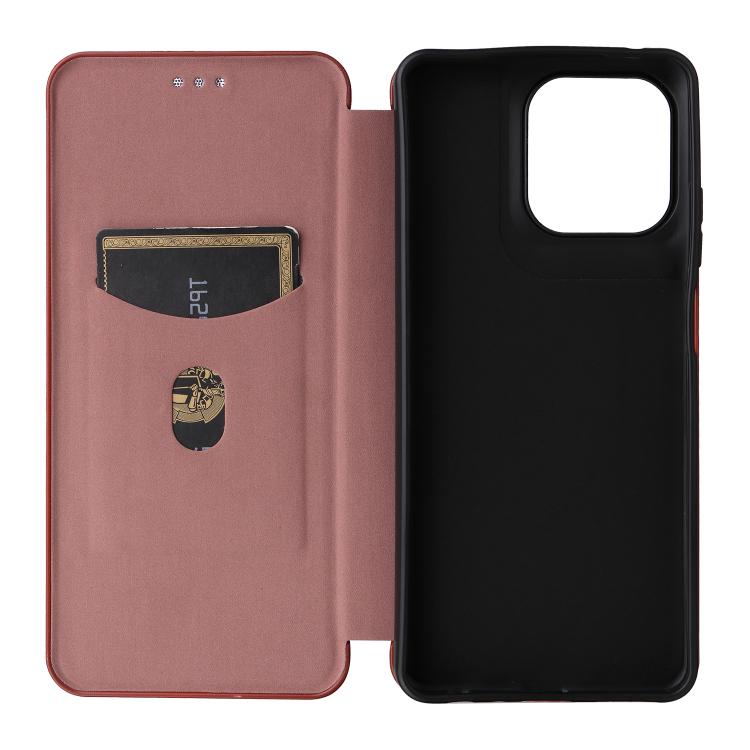 For Motorola Moto G56 / G66j / G66y 5G Carbon Fiber Texture Flip Leather Phone Case
