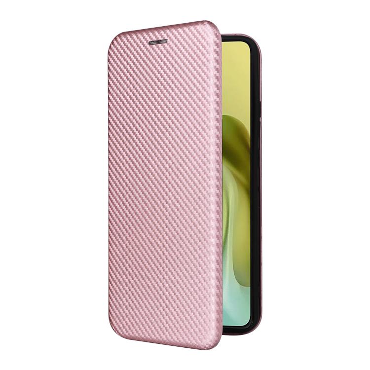 For Motorola Moto G86 5G Carbon Fiber Texture Flip Leather Phone Case