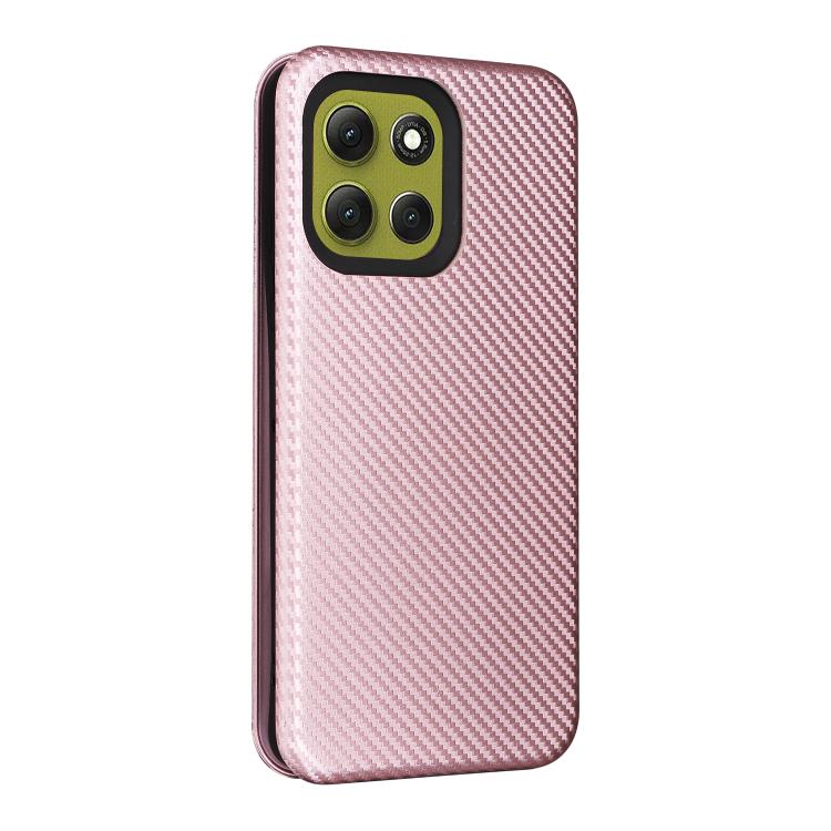 For Motorola Moto G86 5G Carbon Fiber Texture Flip Leather Phone Case