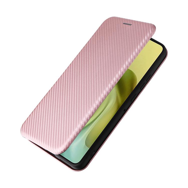 For Motorola Moto G86 5G Carbon Fiber Texture Flip Leather Phone Case