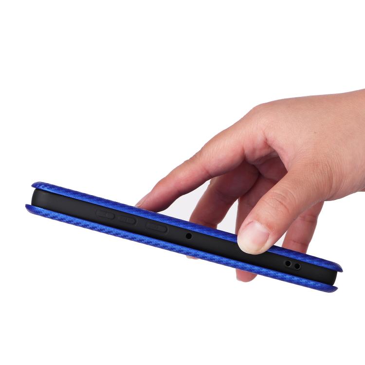 For Motorola Moto G86 5G Carbon Fiber Texture Flip Leather Phone Case