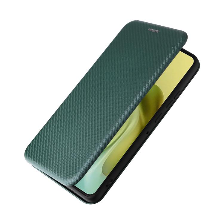 For Motorola Moto G86 5G Carbon Fiber Texture Flip Leather Phone Case