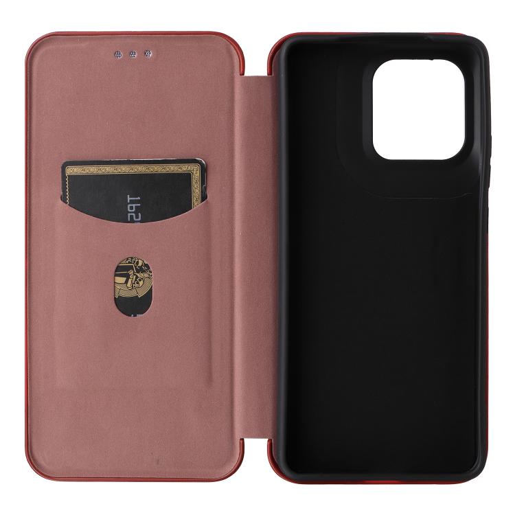 For Motorola Moto G86 5G Carbon Fiber Texture Flip Leather Phone Case