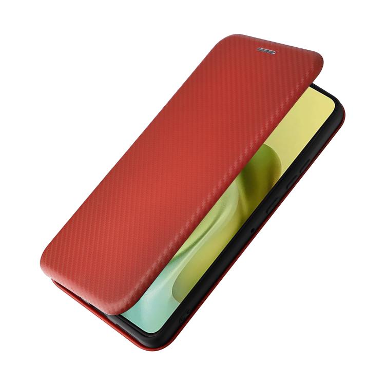 For Motorola Moto G86 5G Carbon Fiber Texture Flip Leather Phone Case