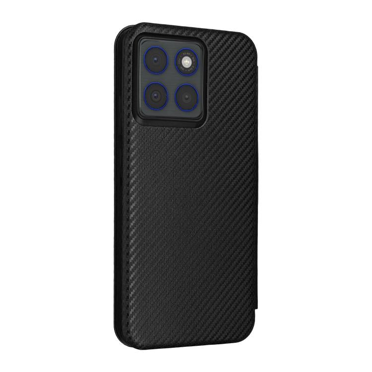 For Motorola Edge 70 5G Carbon Fiber Texture Flip Leather Phone Case