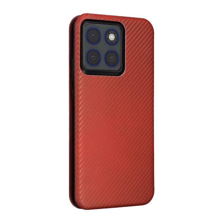 For Motorola Edge 70 5G Carbon Fiber Texture Flip Leather Phone Case