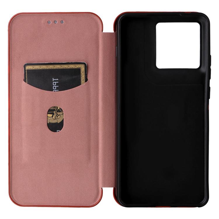 For Motorola Edge 70 5G Carbon Fiber Texture Flip Leather Phone Case