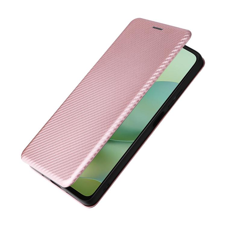 For Motorola Moto G06 4G / G06 Power 4G Carbon Fiber Texture Flip Leather Phone Case