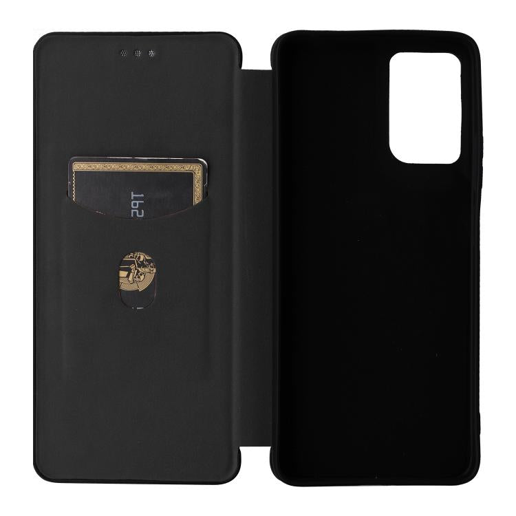 For Motorola Moto G06 4G / G06 Power 4G Carbon Fiber Texture Flip Leather Phone Case