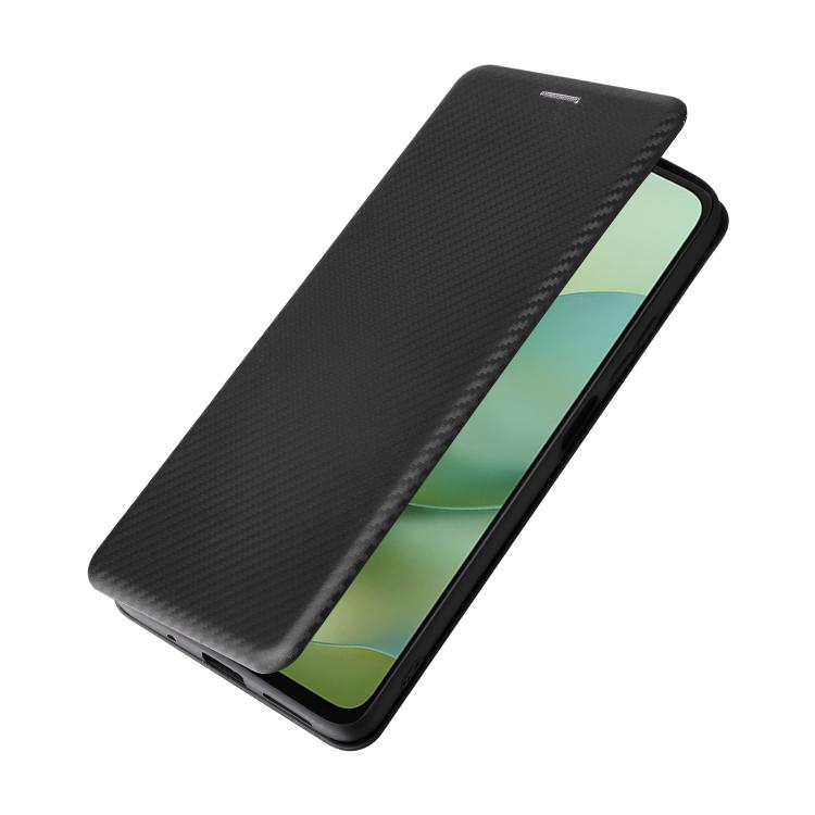 For Motorola Moto G06 4G / G06 Power 4G Carbon Fiber Texture Flip Leather Phone Case