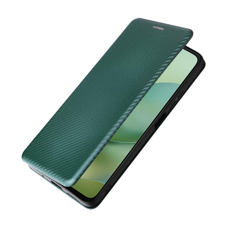 For Motorola Moto G06 4G / G06 Power 4G Carbon Fiber Texture Flip Leather Phone Case