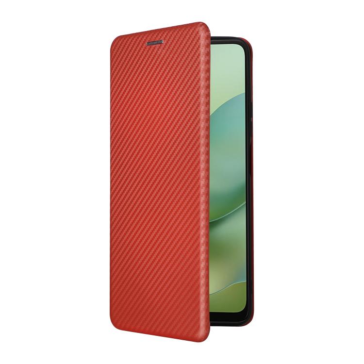 For Motorola Moto G06 4G / G06 Power 4G Carbon Fiber Texture Flip Leather Phone Case