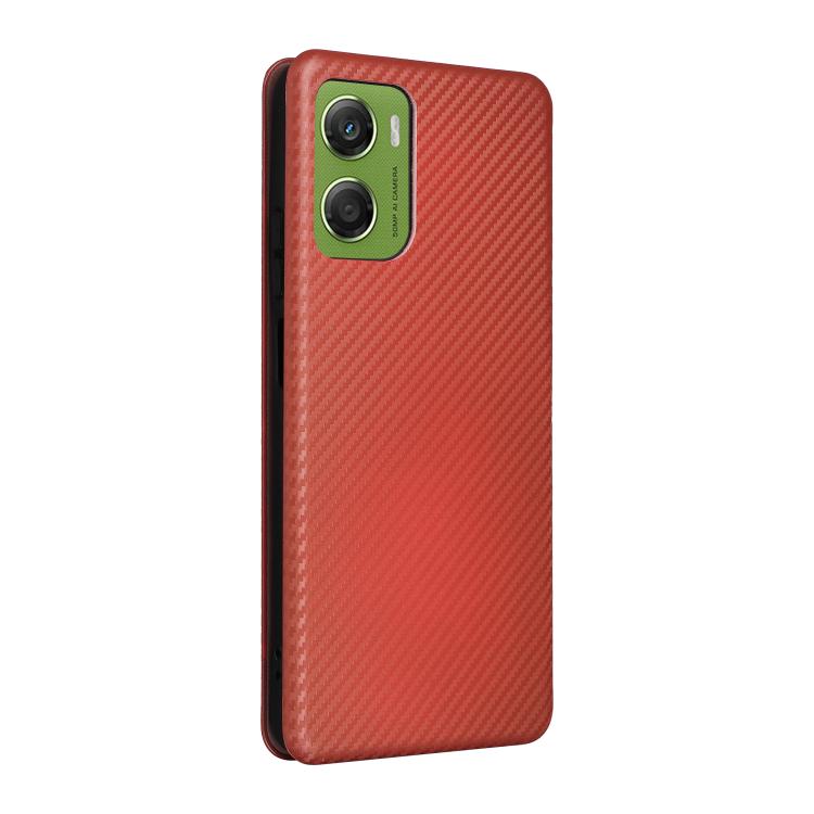 For Motorola Moto G06 4G / G06 Power 4G Carbon Fiber Texture Flip Leather Phone Case