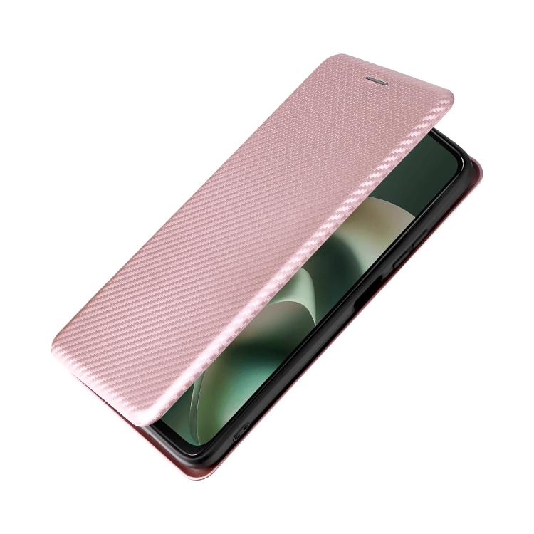 For Motorola Moto G67 Power 5G Carbon Fiber Texture Flip Leather Phone Case