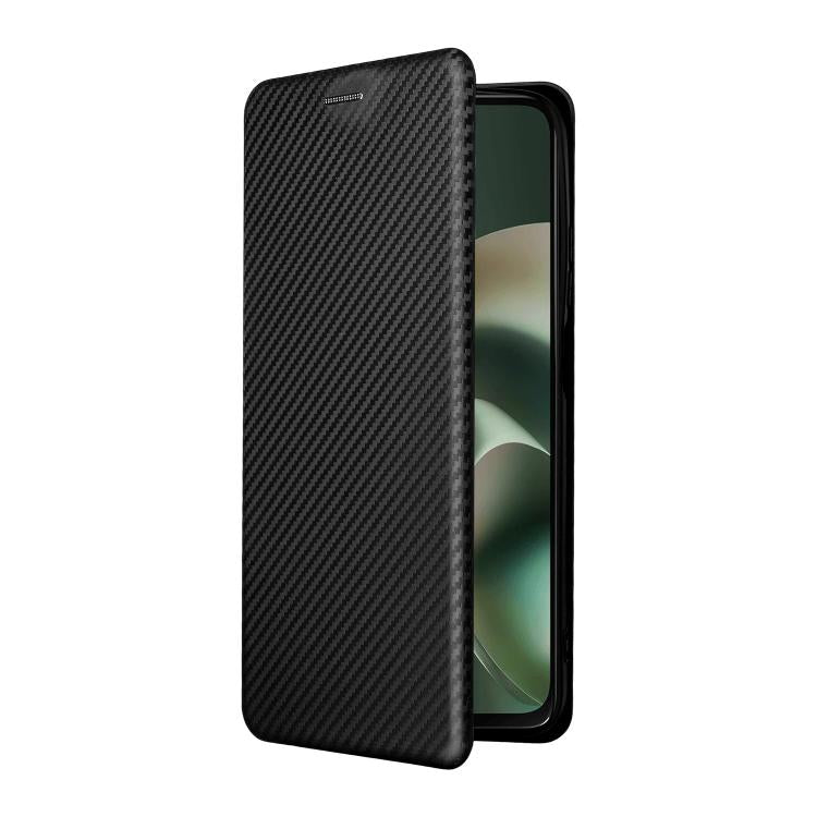 For Motorola Moto G67 Power 5G Carbon Fiber Texture Flip Leather Phone Case