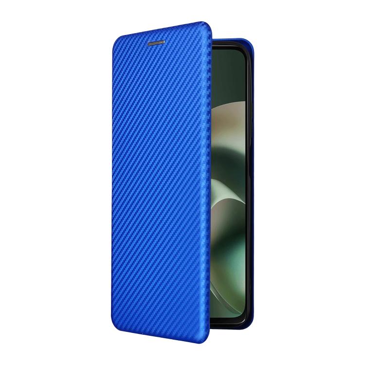 For Motorola Moto G67 Power 5G Carbon Fiber Texture Flip Leather Phone Case