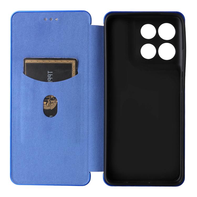 For Motorola Moto G67 Power 5G Carbon Fiber Texture Flip Leather Phone Case