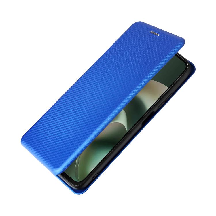 For Motorola Moto G67 Power 5G Carbon Fiber Texture Flip Leather Phone Case