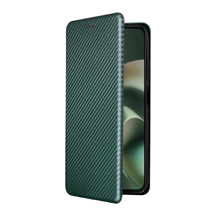 For Motorola Moto G67 Power 5G Carbon Fiber Texture Flip Leather Phone Case